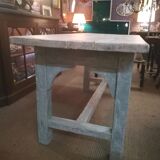 Patinated farm table