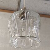 Art Deco portable lamp in glass - mid 20th century