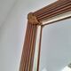 Miroir rectangle doré et bois