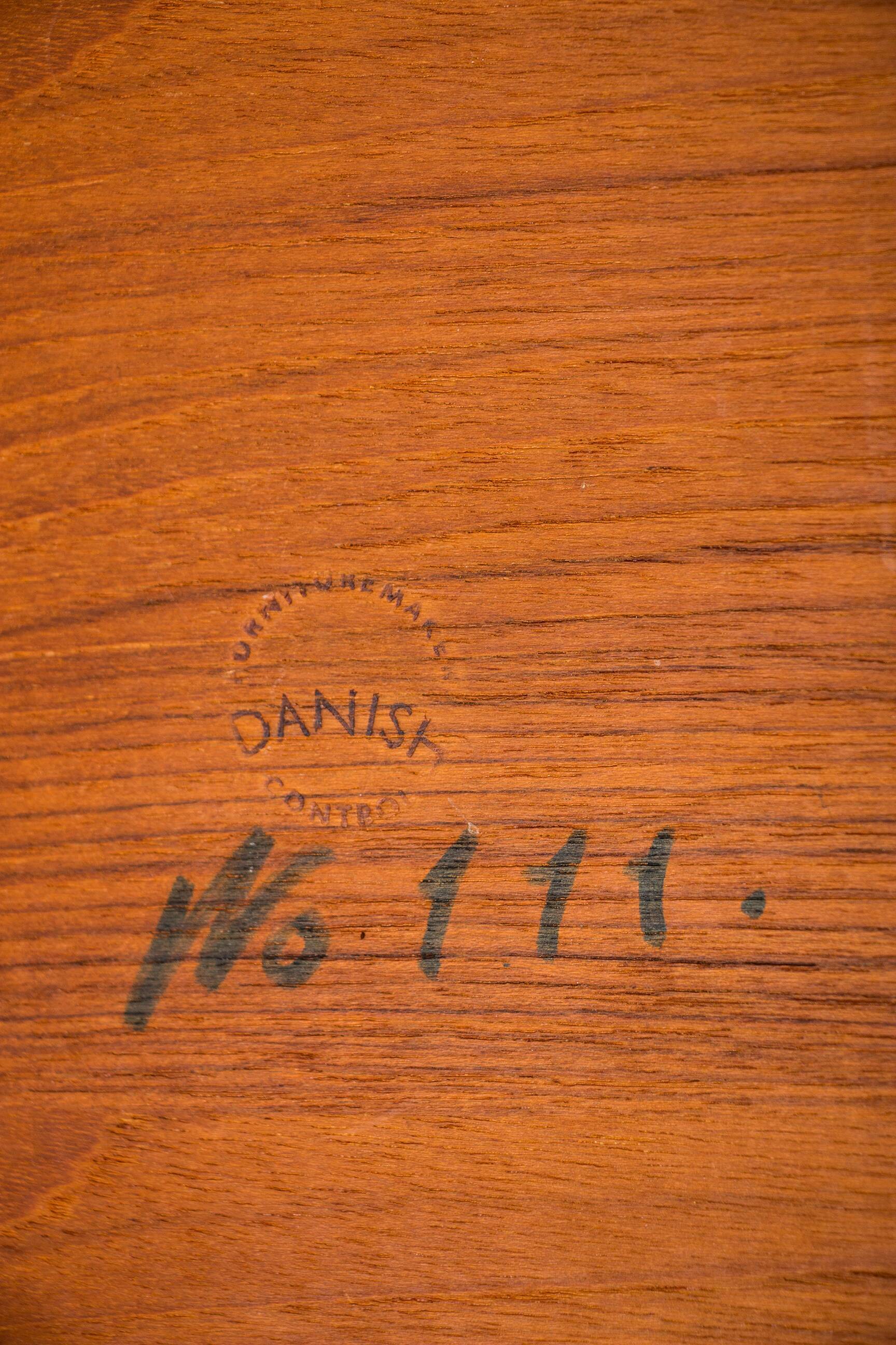 Rolling table, service, Danish expandable and double-level, teak 1960.