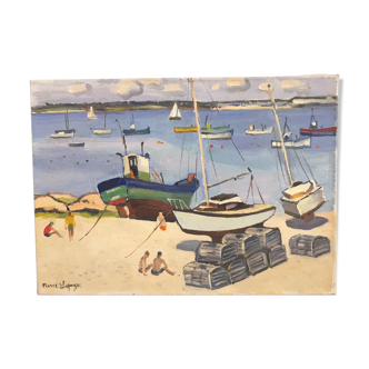 Painting, Seaside by Pierre Lepage