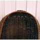 Cabine de plage osier rotin vintage fauteuil Emmanuelle