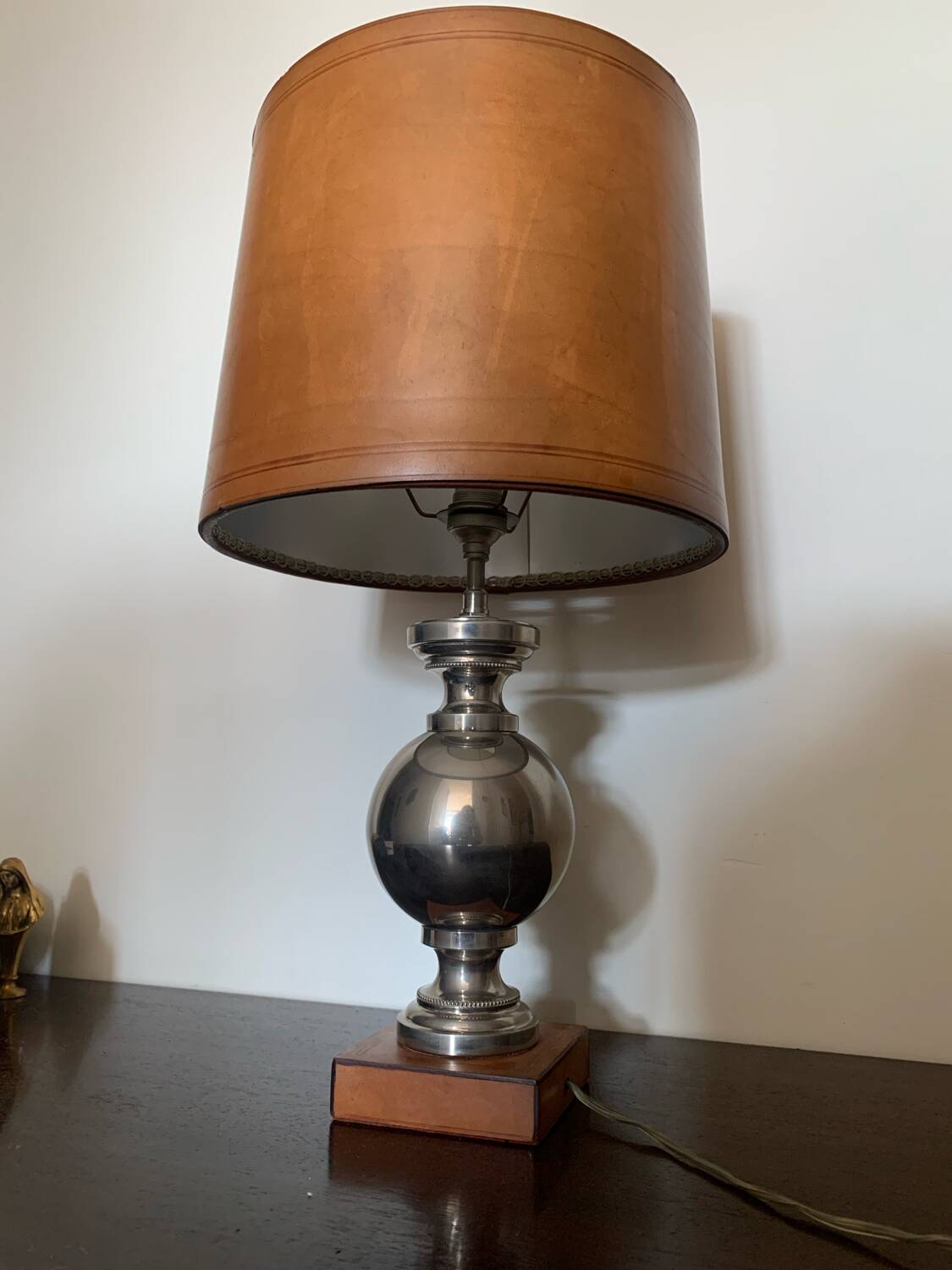 Lamp in the style of Philippe Barbier.