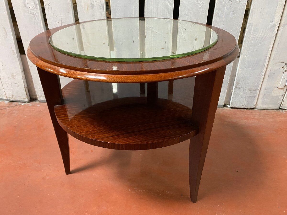 Art deco pedestal table