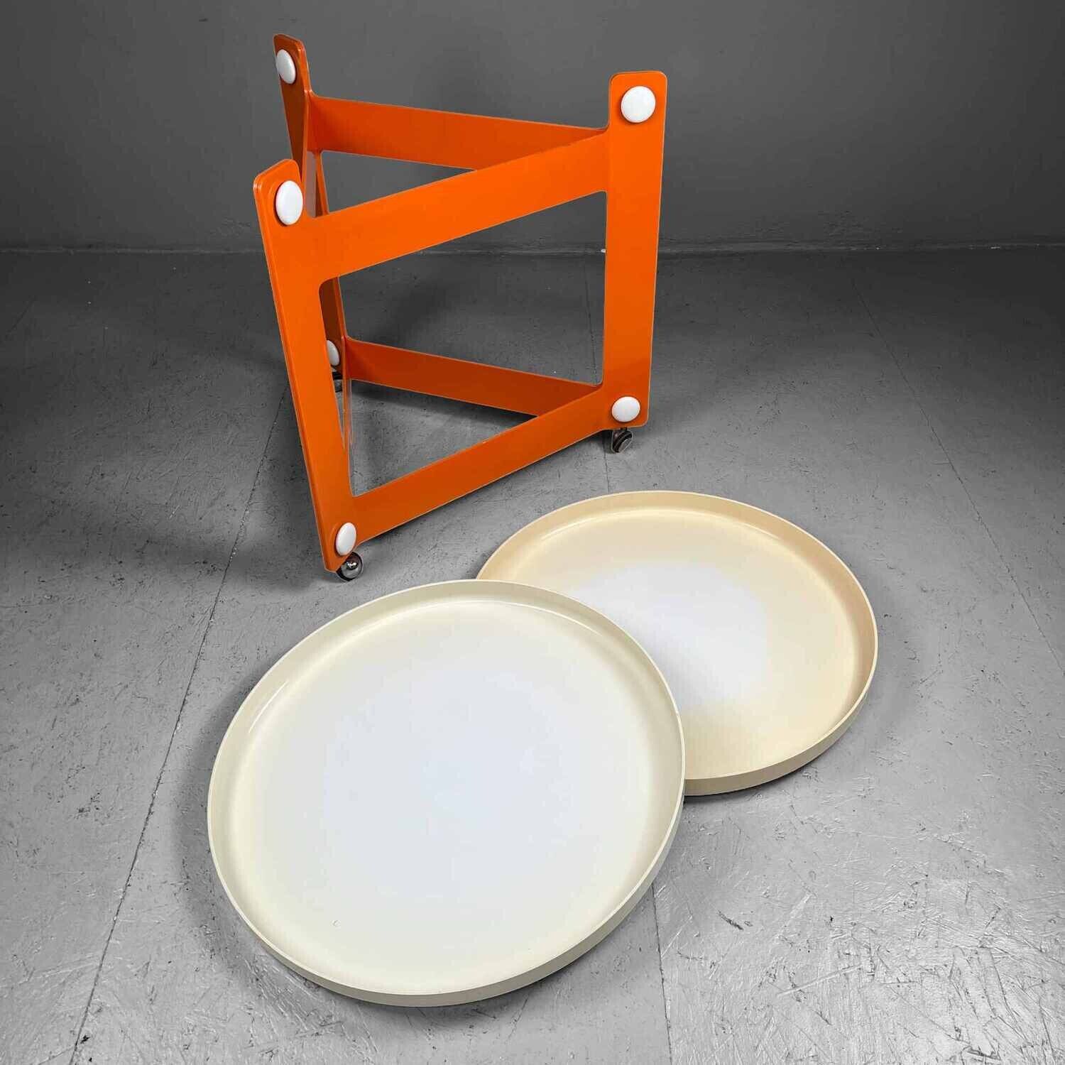 Trolley by Luigi Massoni for Guzzini, Italy