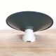 Old industrial wall lamp - Green and white enamelled sheet metal from the 1940s