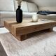 Solid oak coffee table