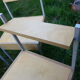 Série de 4 chaises suisse 1980