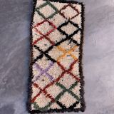Moroccan carpet azilal colorful - 56 x 120 cm