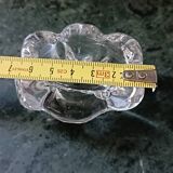 Pair of Daum crystal salt cellars