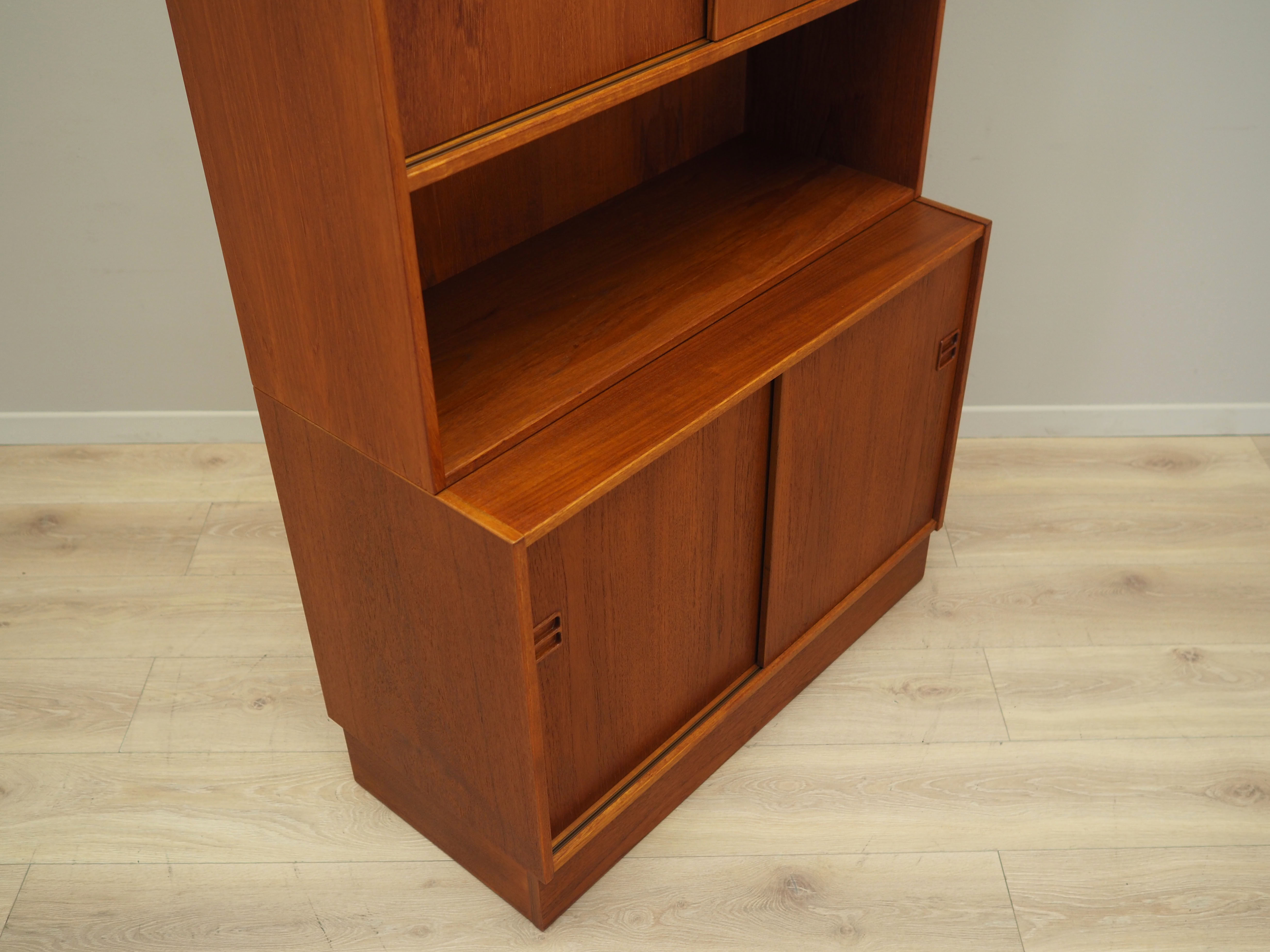 Teak bookcase, Danish design, 1960s, production: Denmark