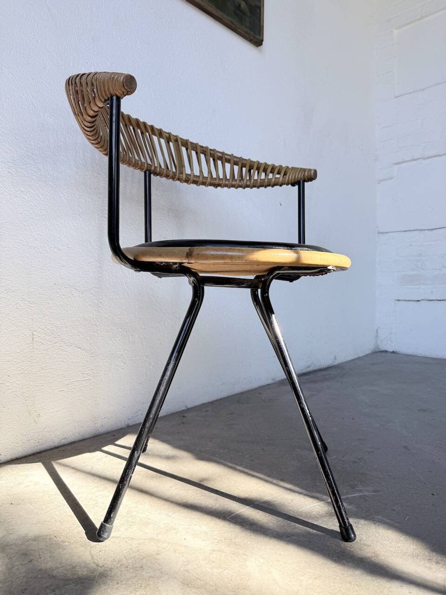 Rattan chair Dirk Van Sliedregt