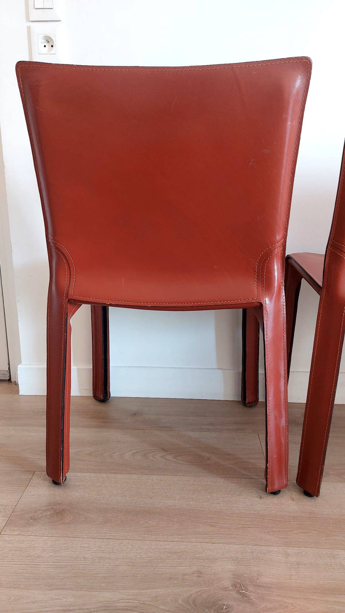 Set of 4 CAB 412 chairs by Mario Bellini - Cassina