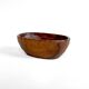 Carved solid wood pocket bowl, 1960