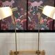 Paire de grandes lampes modulables "design industriel 1950".