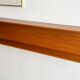 Teak wall shelf by Wilhelm Renz for Walter Wirz Mid Century Design