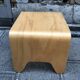 Table basse design en bois courbé vintage