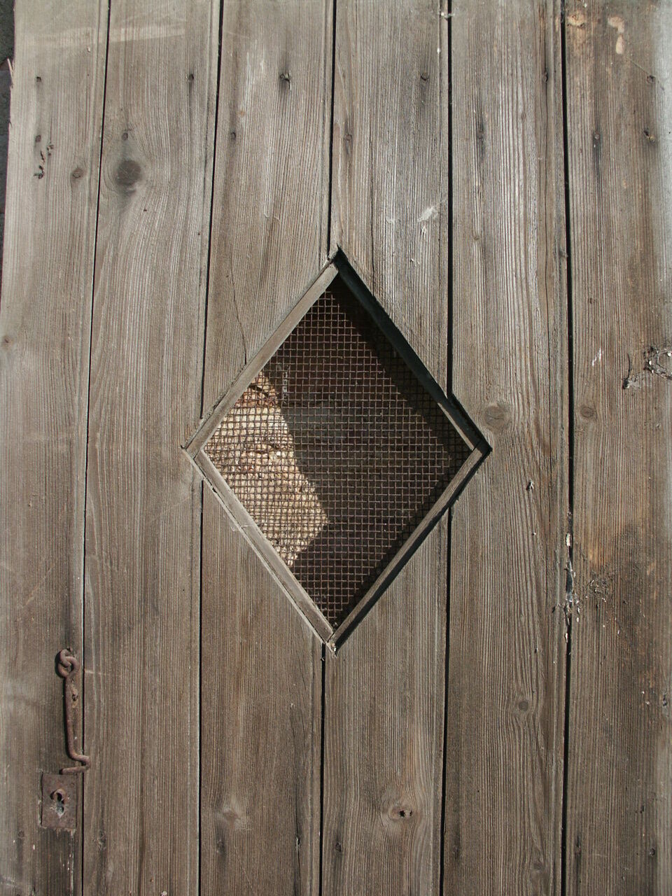Old door from a bread oven