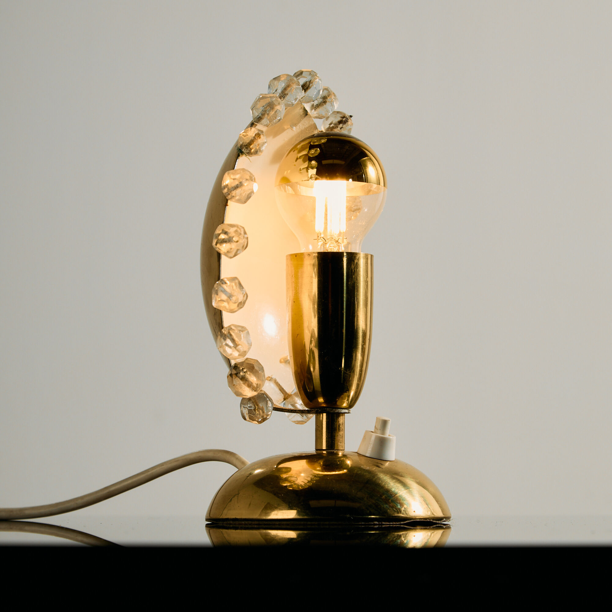 Lampe de table en laiton par Rupert Nikoll, lot de 2