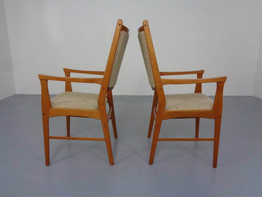 Set of Vintage Danish Teak Dining Armchairs, 1960s