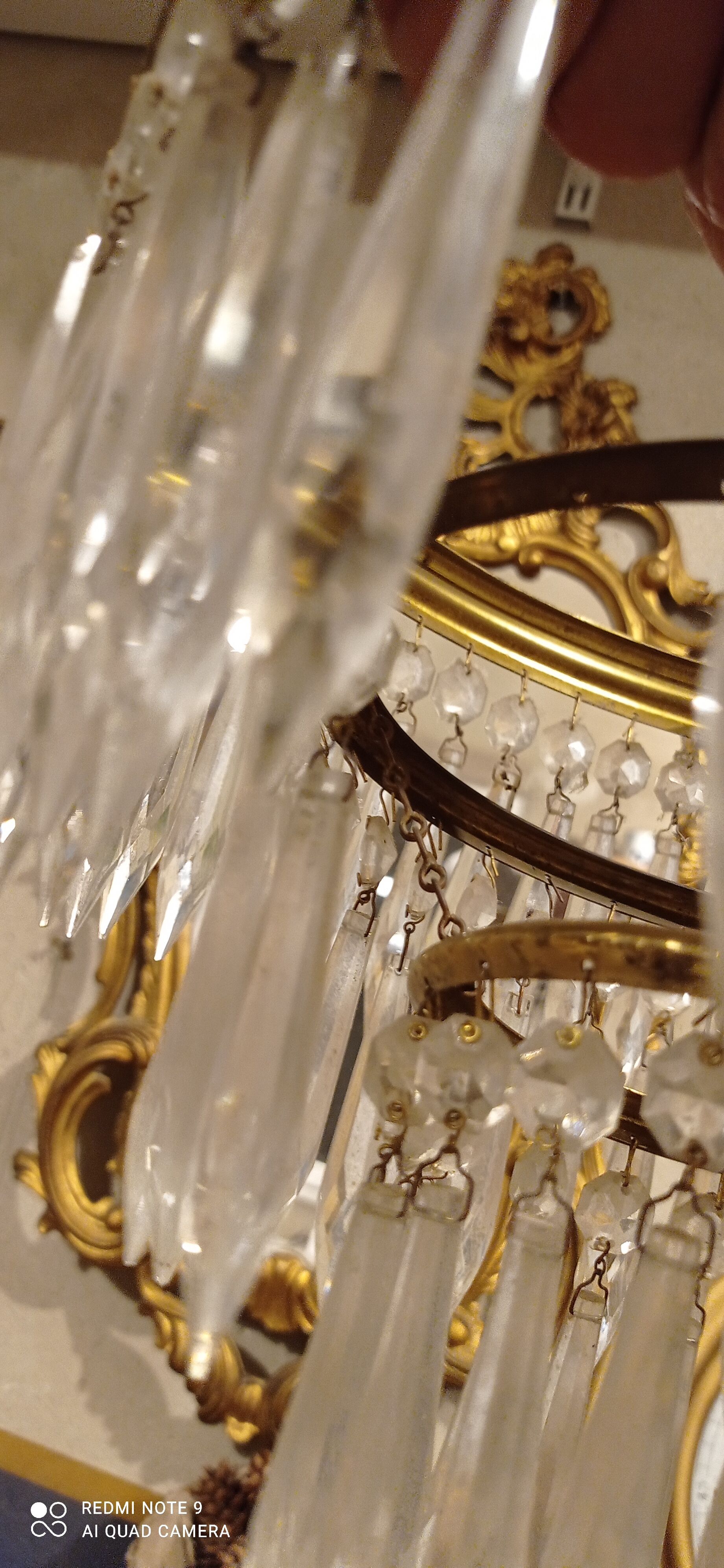 Old tassel chandelier