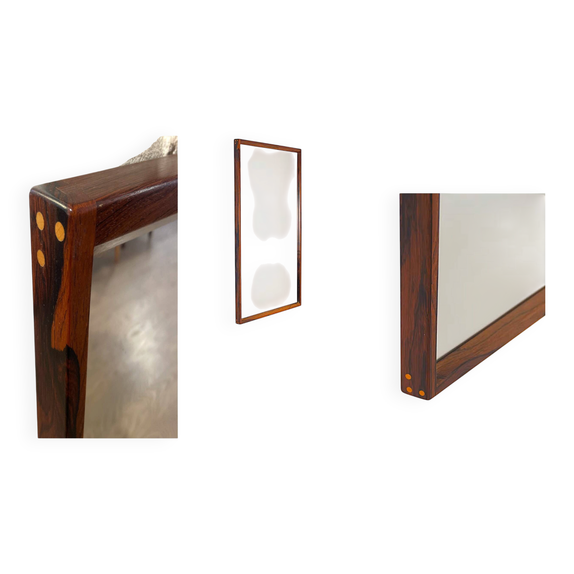 Mirror model 146 in rosewood by Kai Kristiansen