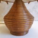 Rattan bedside lamp