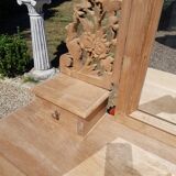 Raw oak dressing table