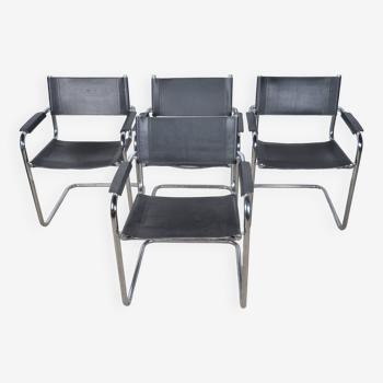 Bauhaus style cantilever armchairs