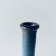 Signed blue sandstone soliflore vase