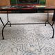 Vintage JG Picard ceramic coffee table