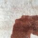 Handmade decorated brown Berber rug size 250cmx150cm