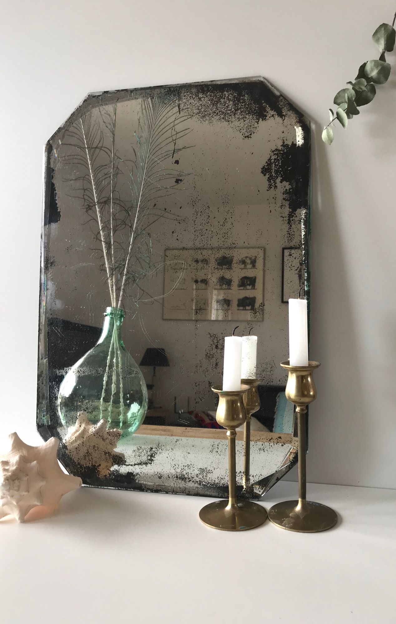 Miroir biseauté à poser 33x47cm