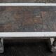 Table basse dessus ardoises