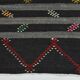 8x11 Black Gray Oversize Kilim Rug, 235x337Cm