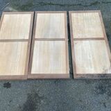 Extendable round Art Deco dining table, restored in solid oak, circa 1950, 280cm