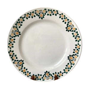 Plat rond faïencerie Nouvelle