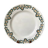 Round earthenware dish New Givors model "Rita" 30s