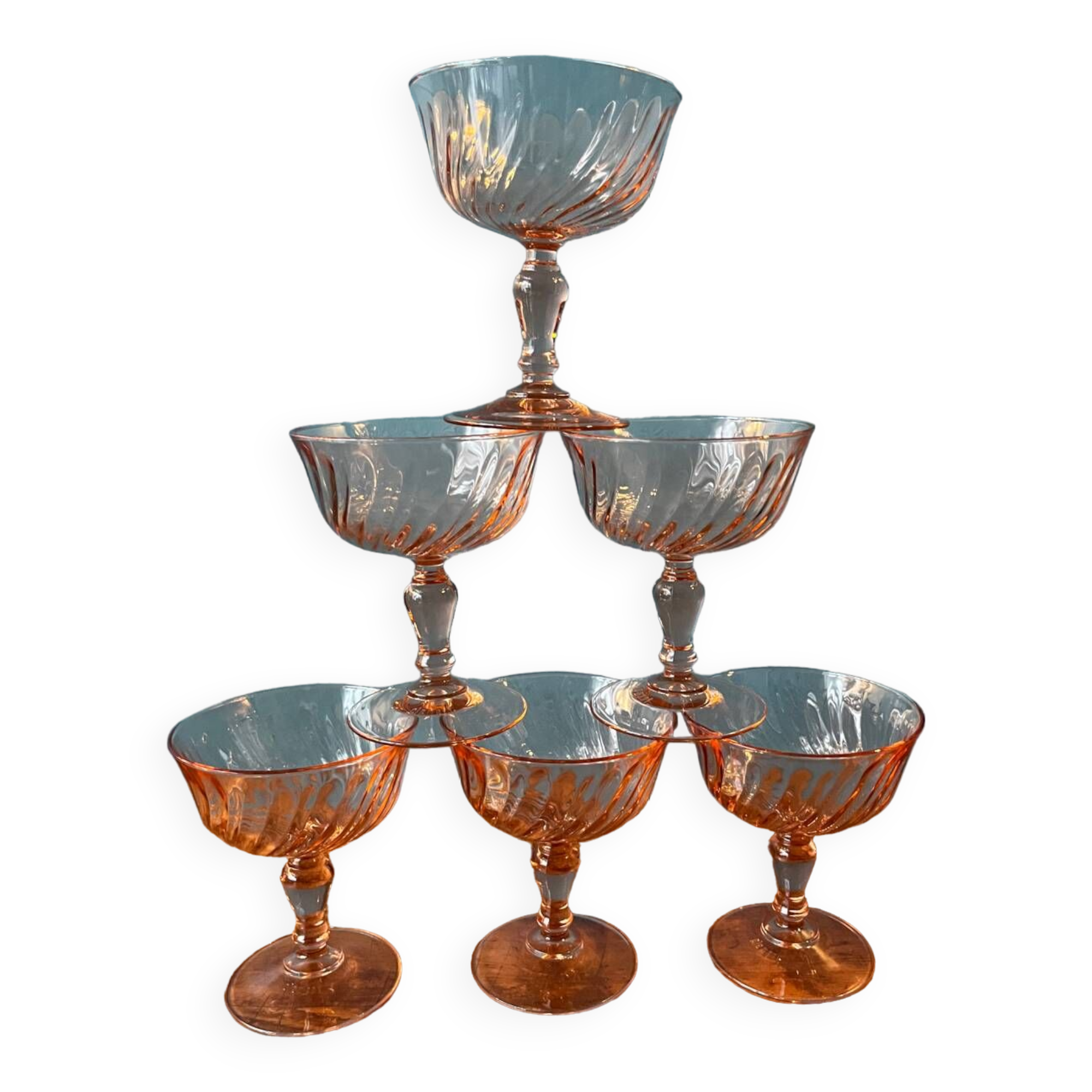 Champagne glass or sorbet Rosaline Clément France