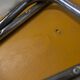 Pair of mustard-colored 70s welded Skai chairs