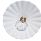 White ceramic wall lamp