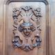 19th-century walnut Saint Hubert buffet