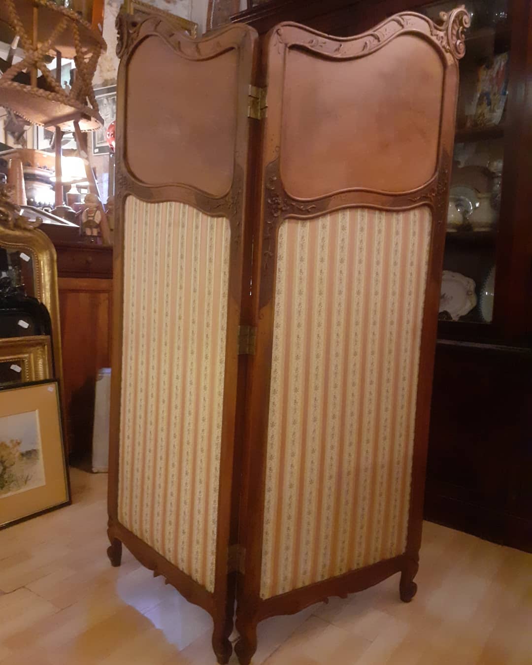 Shop screen, old store cabin, fitting of women's clothing early XX eme ..