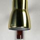 Teak brass wall sconce by hans agne jakobsson, sweden 1960s model v488