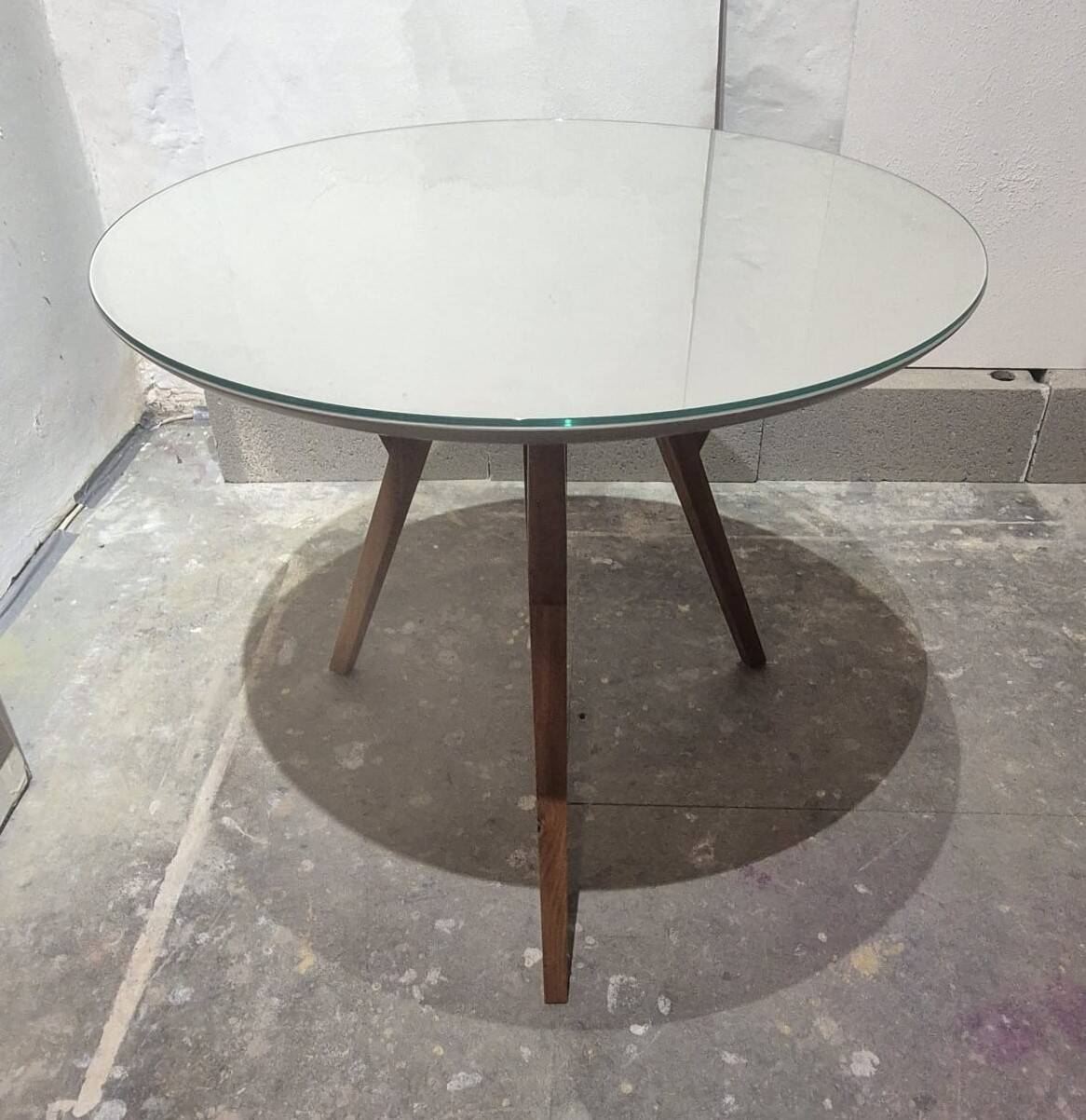 Vintage round table, Italy, circa 1970.
