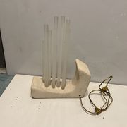 Acrylic Stone Table Lamp, 1980s