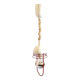 White and red 60s rise and fall suspension