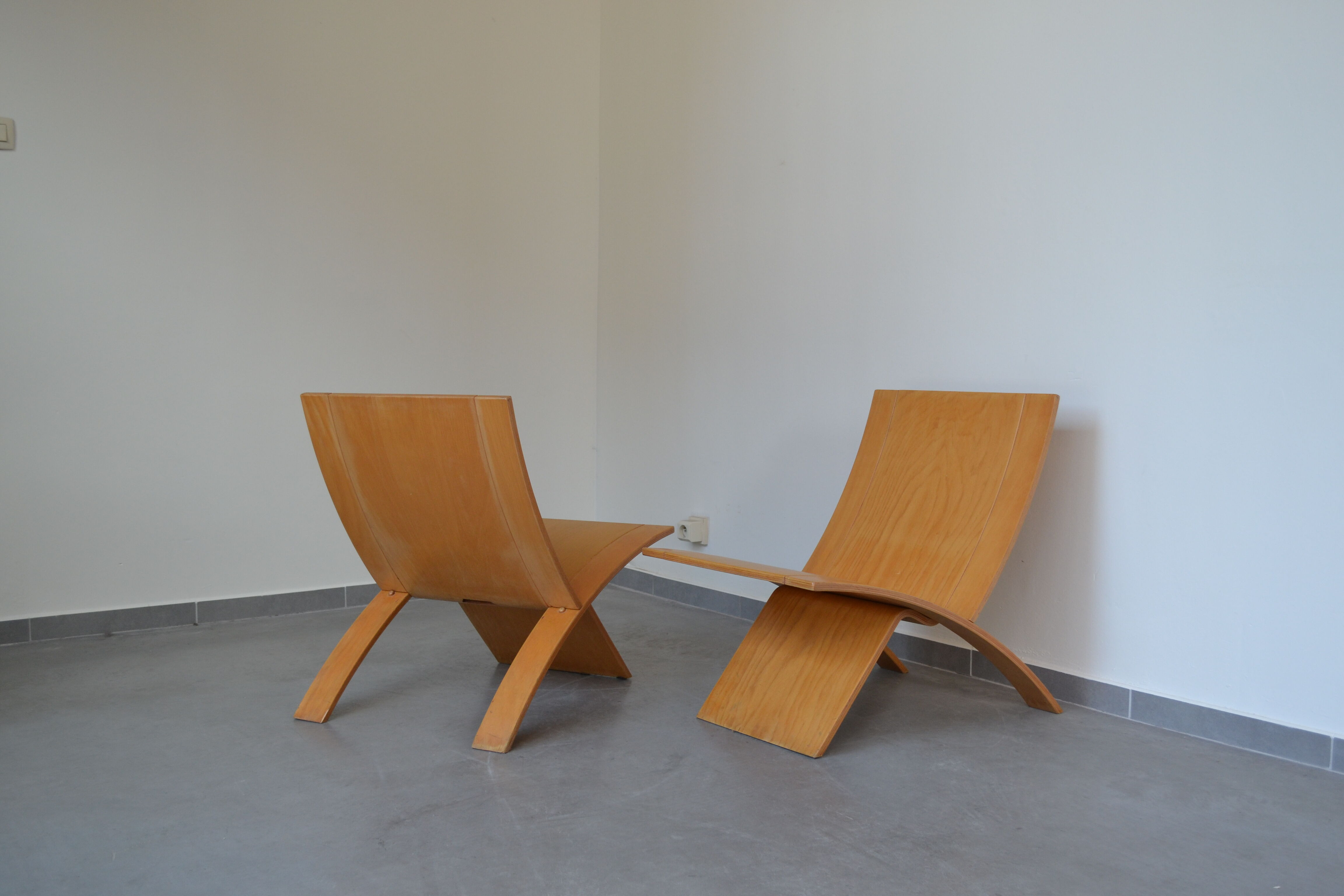 Pair of chairs Laminex Jens Nielsen