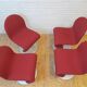 Dining chairs series 1-2-3 by Verner Panton
