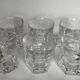 6 verres à whisky en cristal